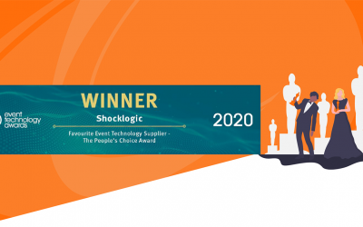 Shocklogic wins Gold for ‘Favourite Event Technology Supplier – The People’s Choice Award’ at the 2020 Event Technology Awards