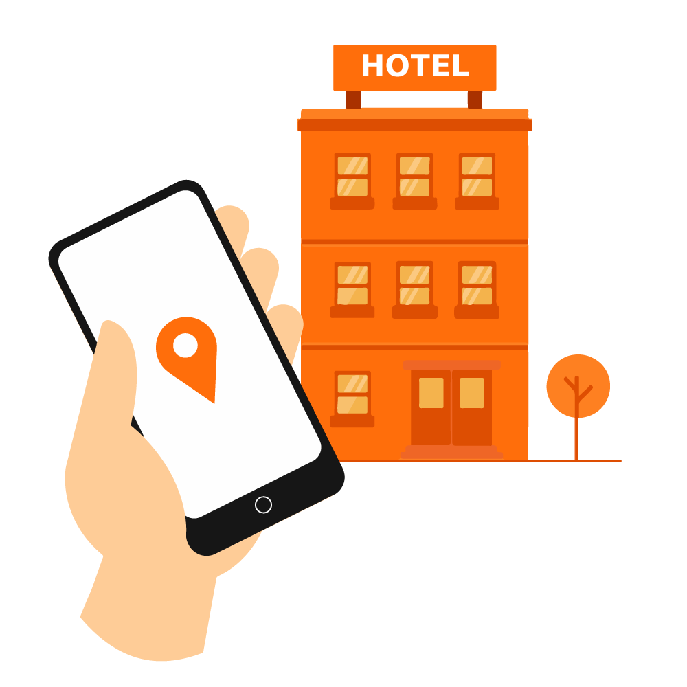 hotel booking white