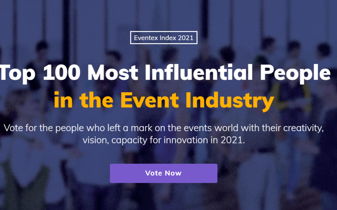 Vote for John Martinez as one of “The 100 Most Influential People in the Event Industry”